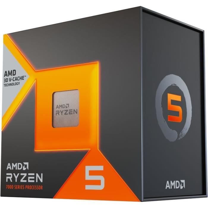 Ryzen 5 7500X3D - 4.5GHz/102Mo/AM5/WOF