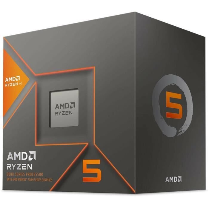 AMD Ryzen 5 8600G - 4.3 GHz - 6 curs - 12 fils - 16 Mo cache - Socket AM5 - Box