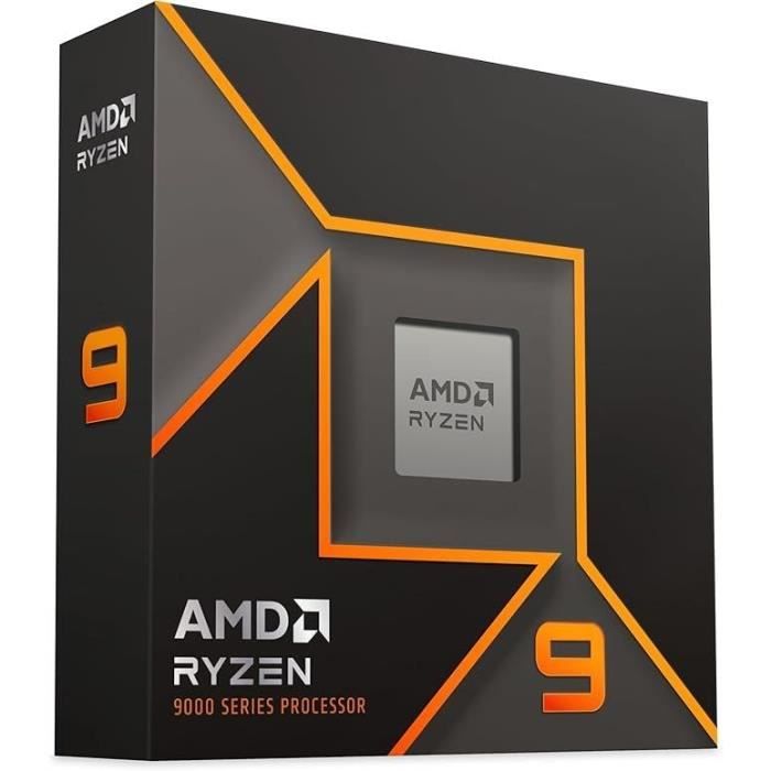 AMD Ryzen 9 9950X - 4.3 GHz - 16 cœurs - 32 fils - 64 Mo cache - Socket AM5 - PIB/WOF