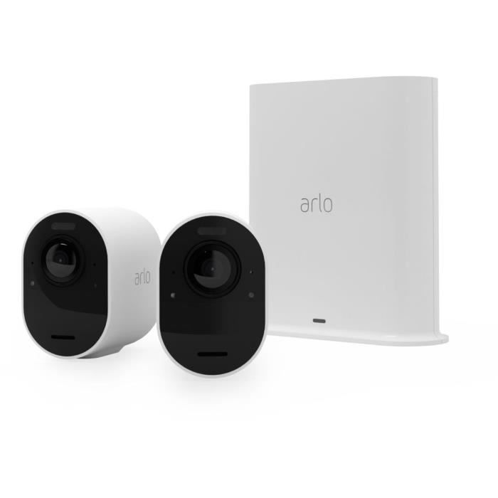 Pack 2 Cameras - ARLO - Ultra V2 - Extérieur - Batterie - Vision nocturne