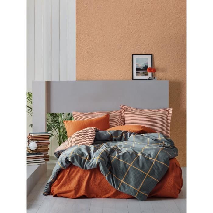 Parure de couette Multicouleur 220 x 240 cm