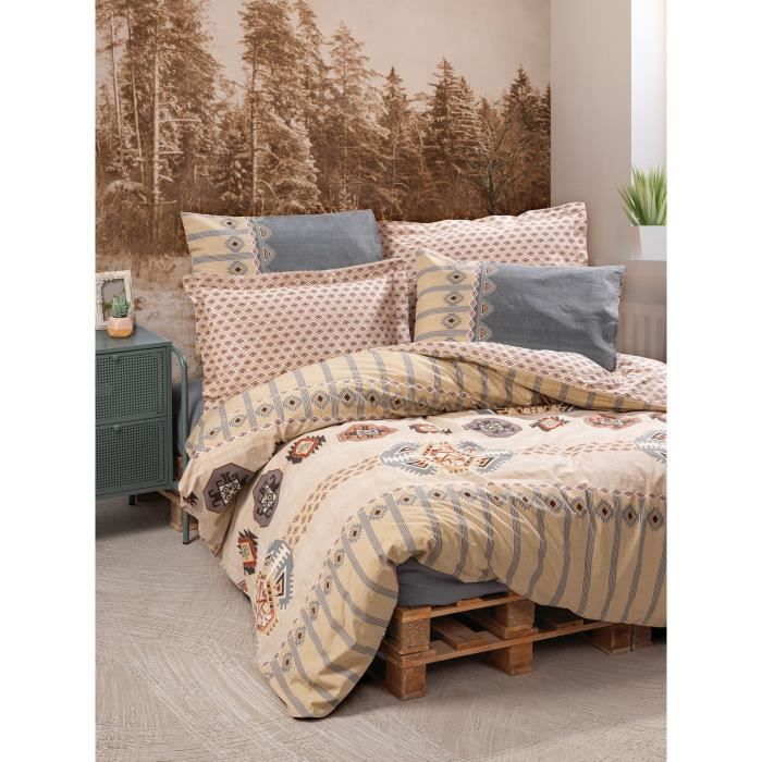 Parure de couette Multicouleur 220 x 240 cm