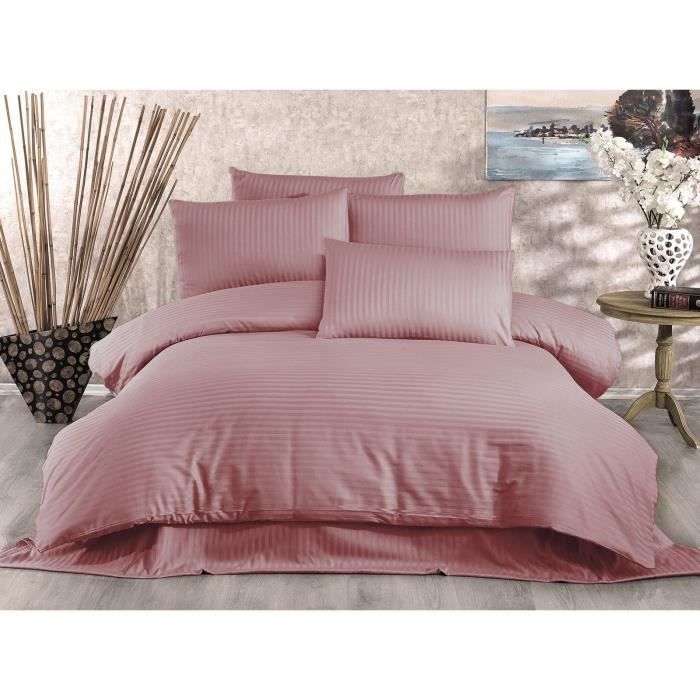 Parure de couette Beige Lit king size 3 Pièces