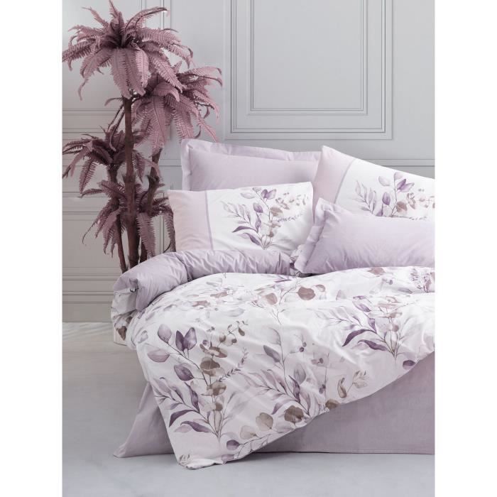 Parure de couette Blanc 220 x 240 cm