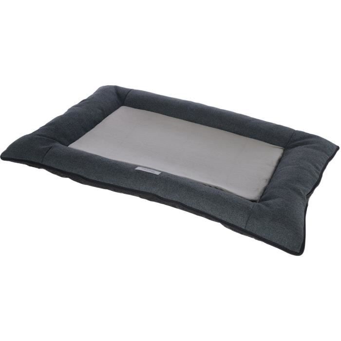 KERBL - Matelas mémoire de forme XL -100 x 70 x 9 cm - Coussin  PLATIN ORTHO - Gris -