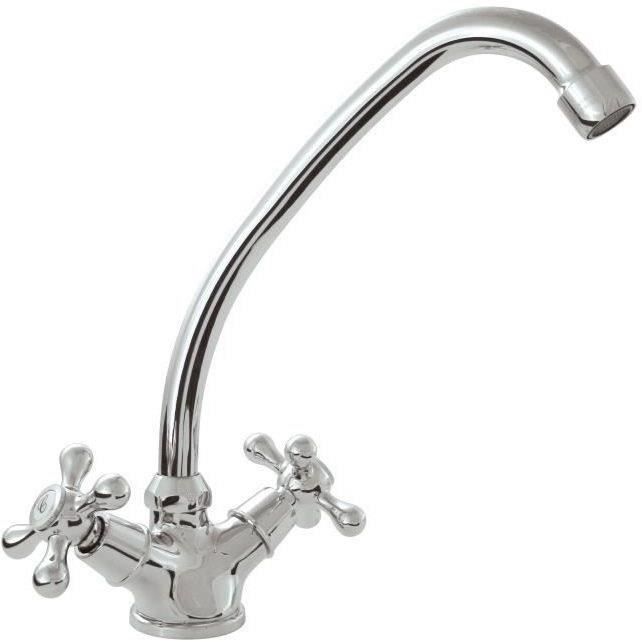 Mitigeur Rousseau BEVERLEY Gris Acier inoxydable Laiton