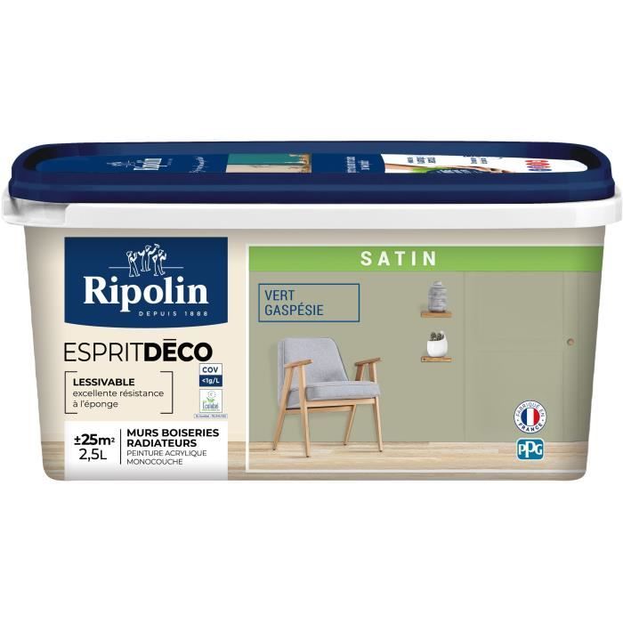 Peinture d'Apprêt Ripolin Vert Satiné 2,5 L