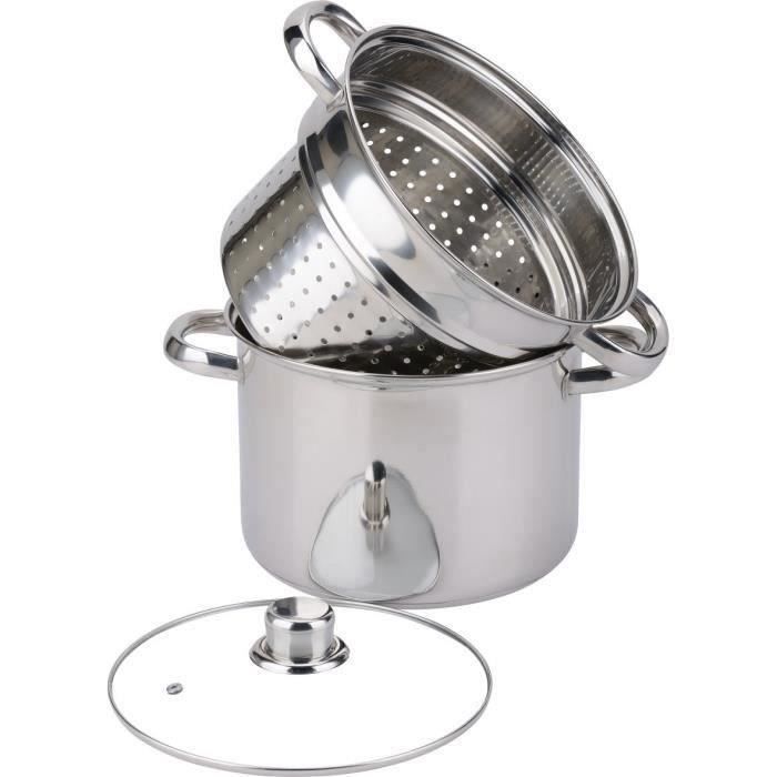 Marmite avec couvercle Baumalu Métal 5 L Ø 20 cm