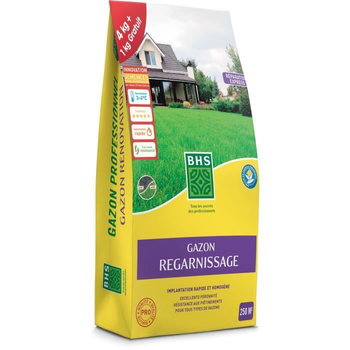 Gazon - BHS -  Gazon Regarnissage 5kg