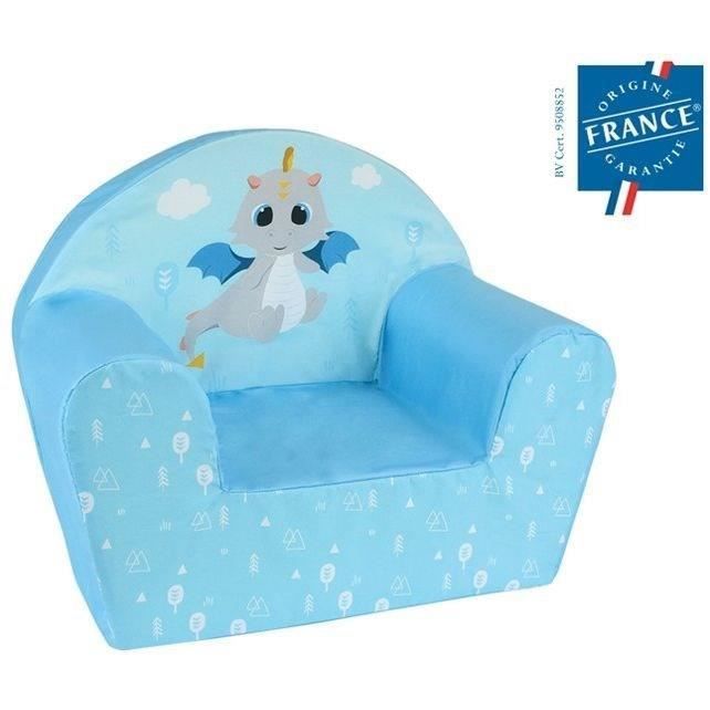 Siège Fun House LEON LE DRAGON Bleu Mousse 42 x 52 x 33 cm