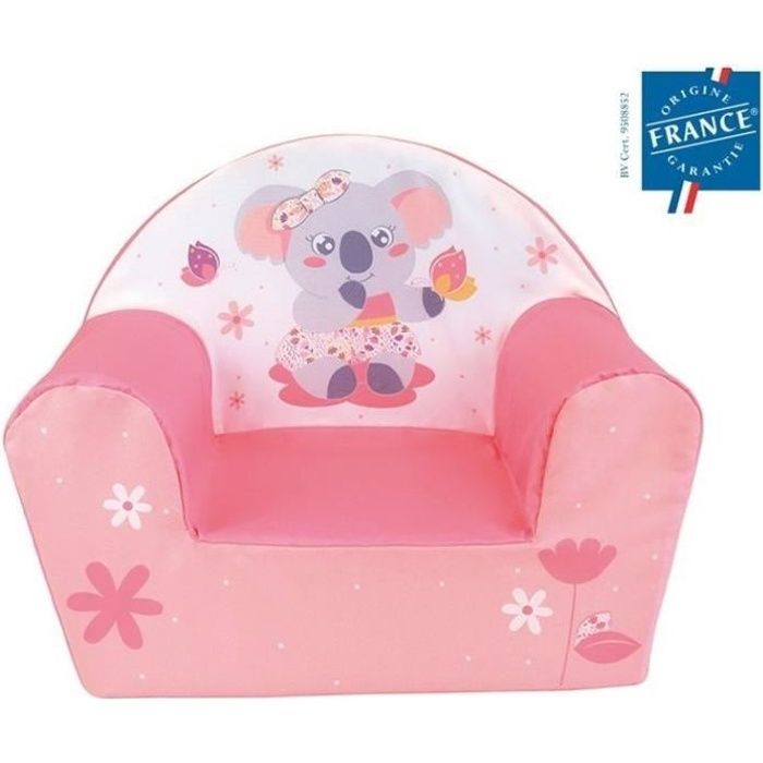 Siège Fun House CALLY MIMI KOALA Rose Mousse 42 x 52 x 33 cm