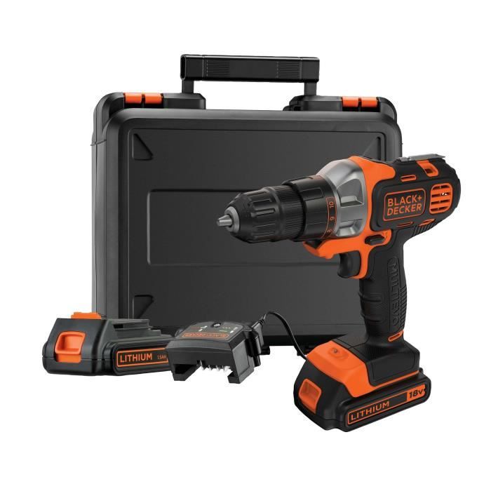 Tournevis électrique Black & Decker MT218K-QW 18 V
