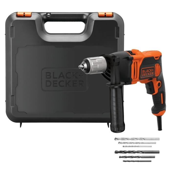 Perceuse à Percussion Black & Decker BEH850K 230 V 850 W