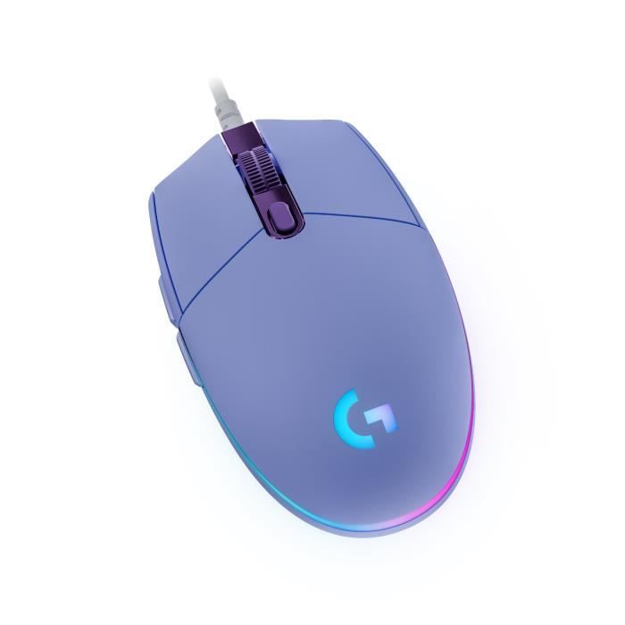 Souris Logitech G203 Lightsync Lila