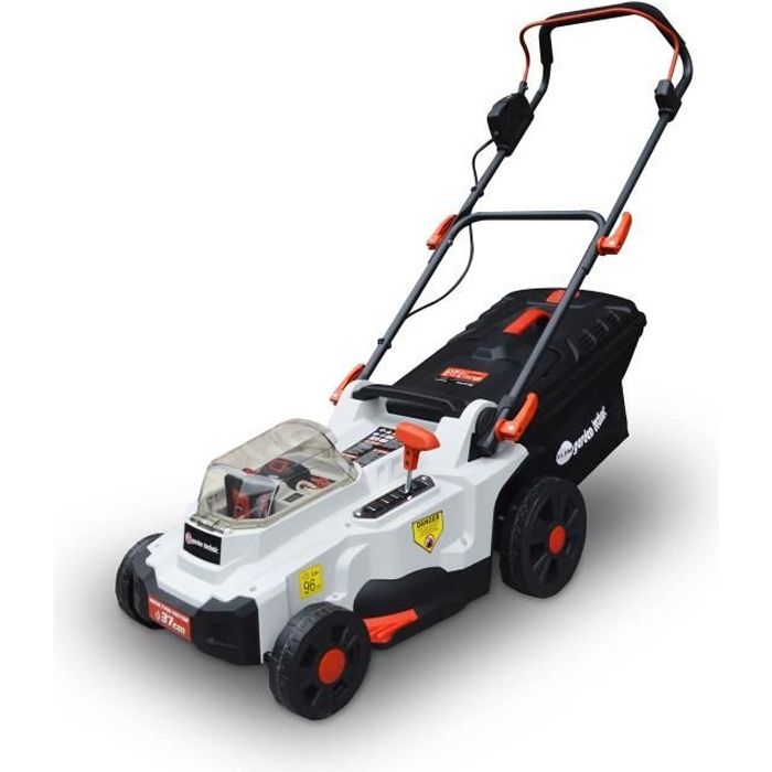 Tondeuse à gazon électrique Elem Technic TDE40V37-LI2BF 40 V