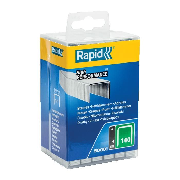 Agrafes en fil plat n° 140 14mm boîte de 5000 - RAPID - 40303092