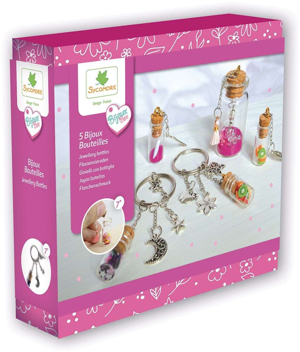 Atelier de bijoux - SYCOMORE - 5 bijoux bouteilles - Des 7 ans
