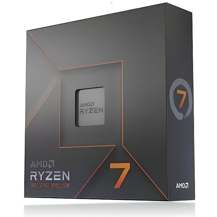 AMD Ryzen 7 7700X - 4.5 GHz - 8 curs - 16 filetages - 32 Mo cache - Socket AM5 - PIB/WOF