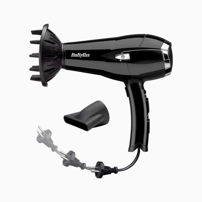 Sèche-cheveux Babyliss D374DE Noir 2000 W