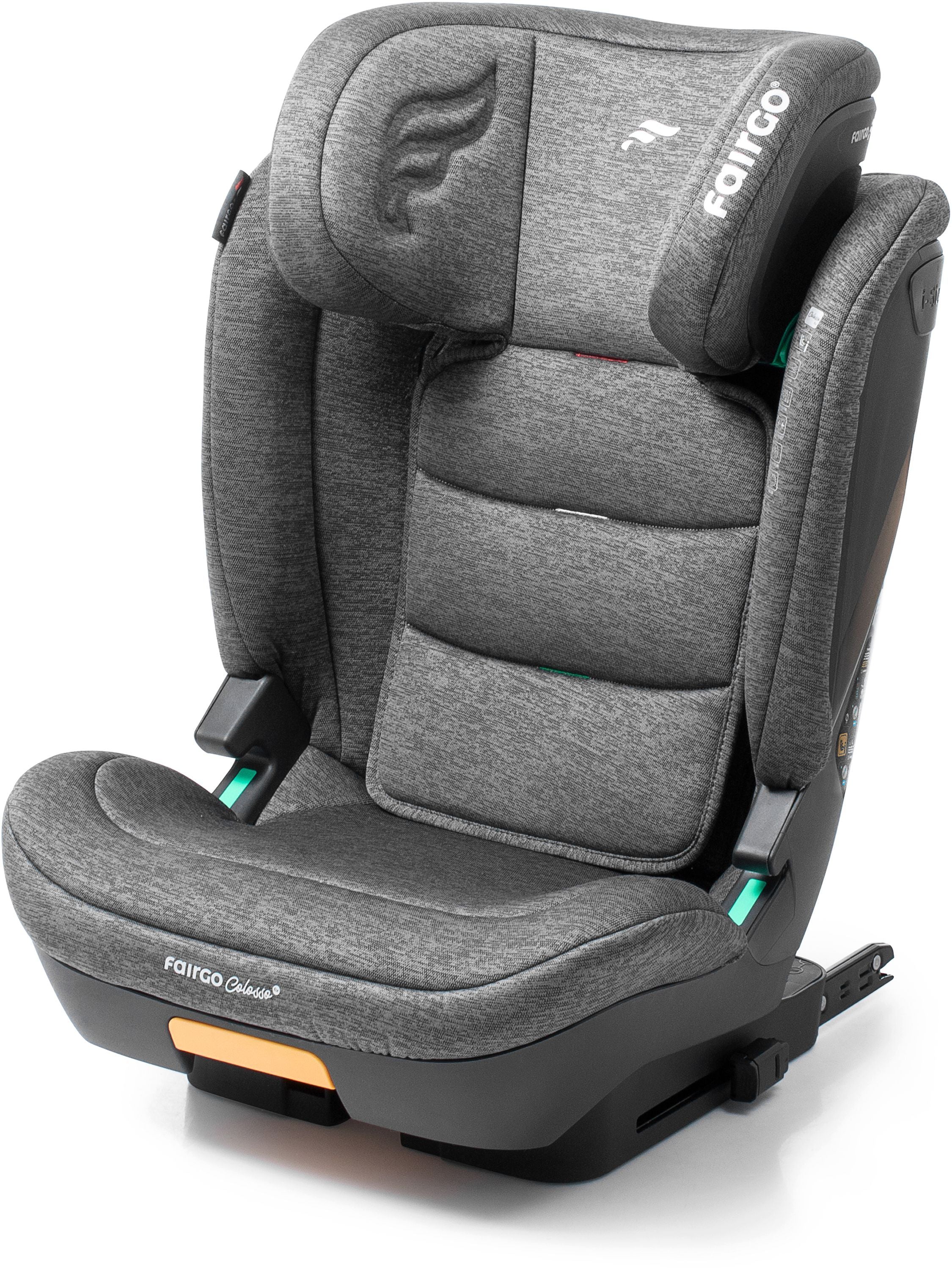 Siege auto - BABYAUTO - Colosso - Groupe 2/3 - I-Size - 100/150 cm - Isofix - 11 positions de hauteur de l'appuie-tete - Gris