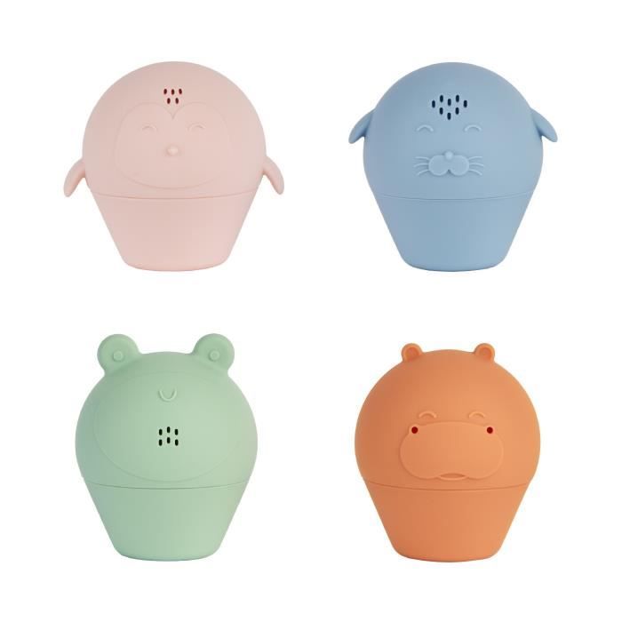 Jouets Pour le Bain Badabulle 4 Pièces