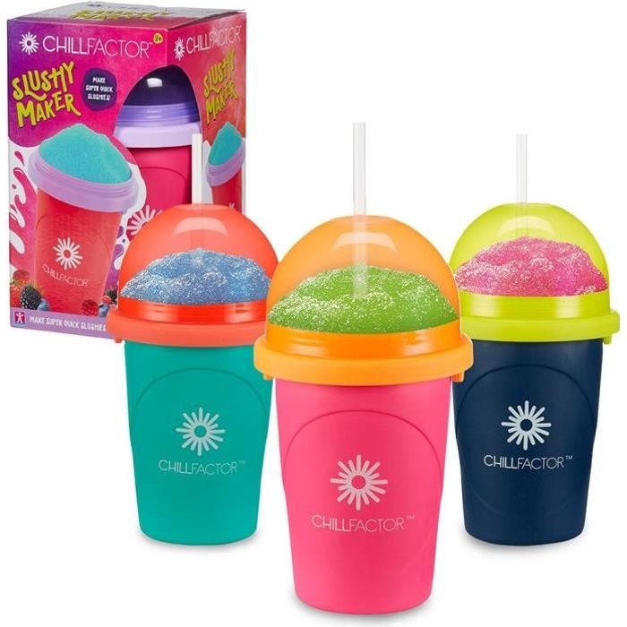 Verre pour Glaces Alimentaires et Granités avec Recettes Bandai Chillfactor Granita Mug Rose Plastique
