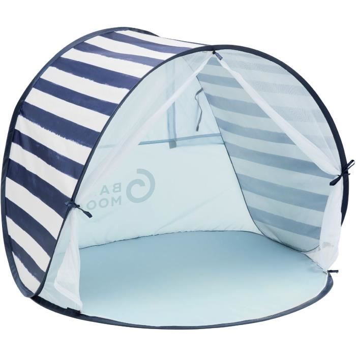 Babymoov Tente Anti-UV FPS 50+ Mariniere - Moustiquaire intégrée
