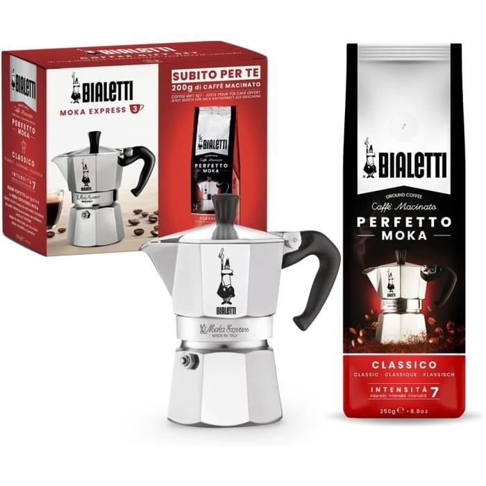 Cafetière Italienne Bialetti Moka Classico Gris 3 Tasses