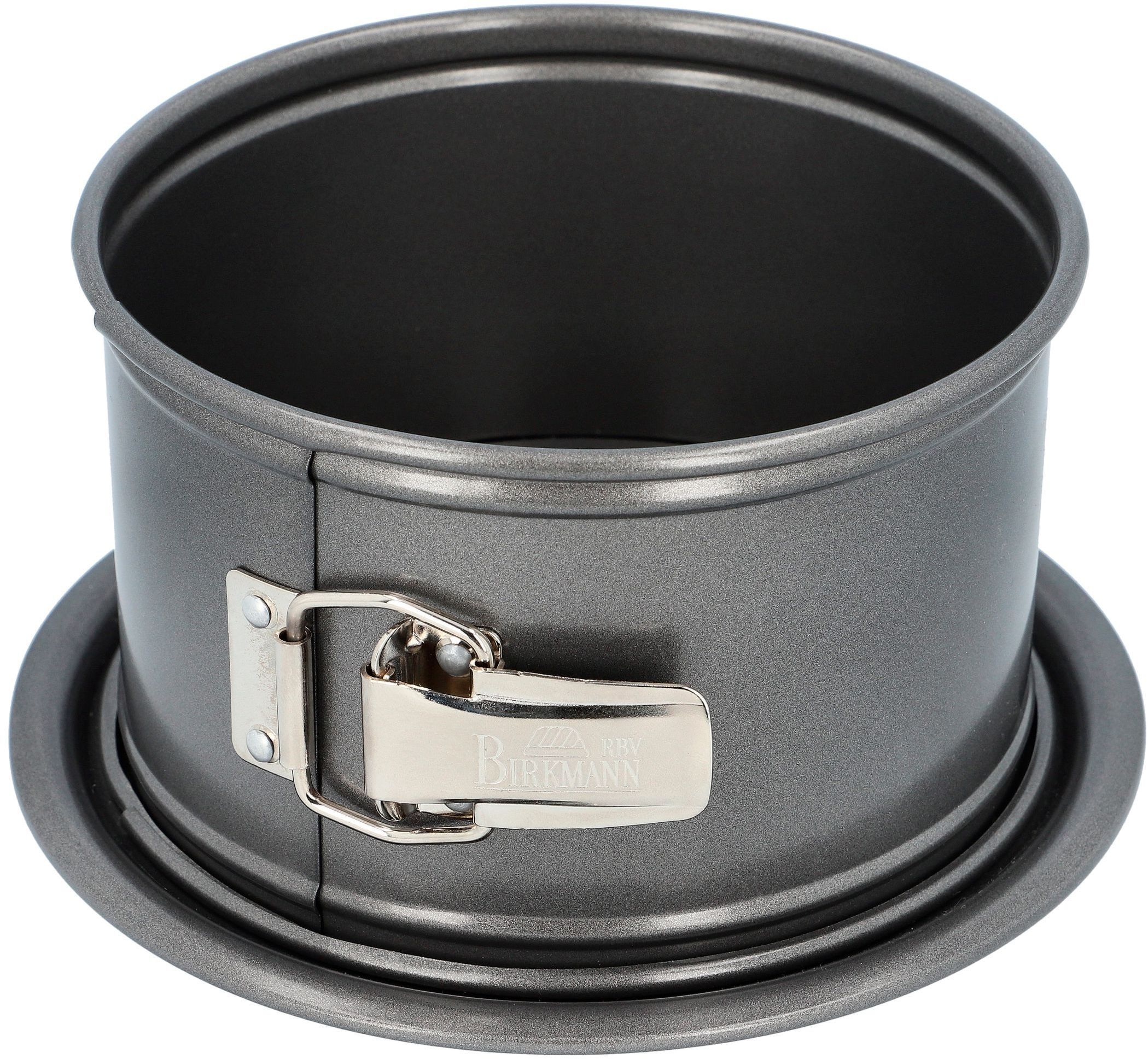 Moule coeur a fond amovible  - BIRKMANN - EASY BAKING - Acier carbone - Anti adhésif - 26,5 x 25 x 9 cm
