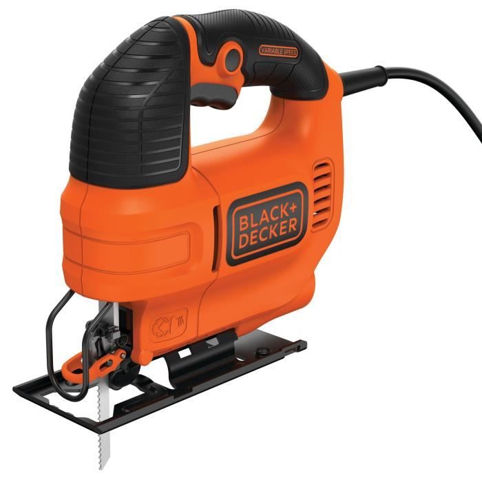 Scie sauteuse pendulaire filaire - BLACK+DECKER - KS701E-QS - 520W - profondeur de coupe 70mm