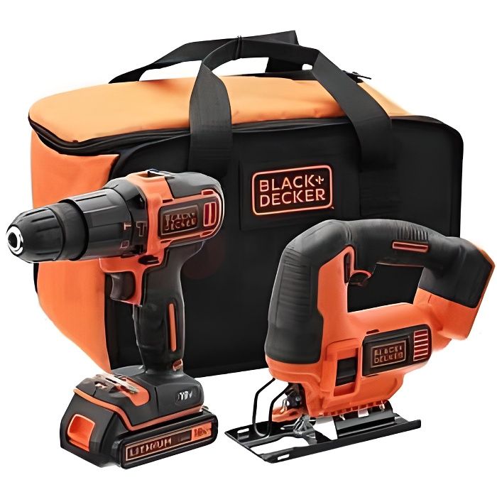 Kit d'outils 18V BlackDecker BCK22S1S