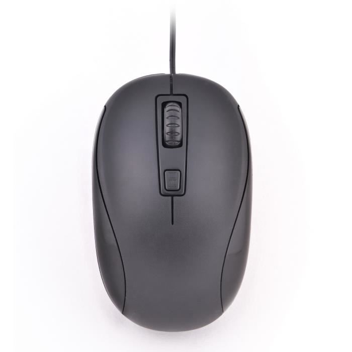 Souris avec Câble et Capteur Optique Bluestork M-W-OFF10 Noir 1200 DPI