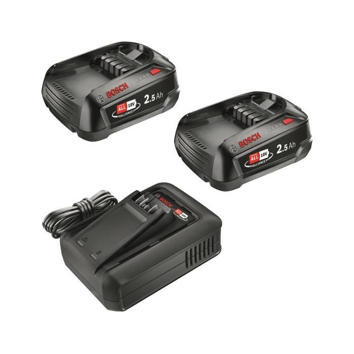 Batterie au lithium rechargeable BOSCH 1600A031T5 2,5 Ah 18 V (2 Unités)