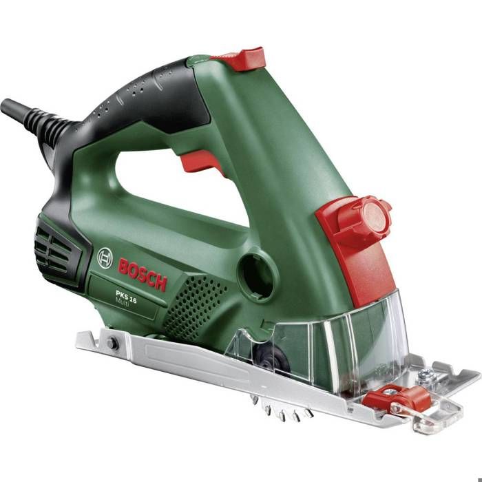 Scie circulaire plongeante BOSCH PKS16 Multi - 400W - 3 lames incluses