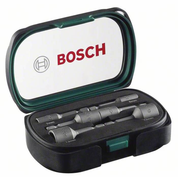 Lot d'embouts a emmanchement 6 mm, 7 mm, 8 mm, 10 mm, 12 mm, 13 mm Bosch Accessories Promoline 2607017313 Propulseur 1/