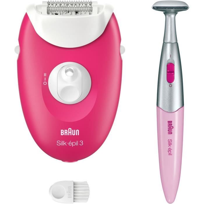 Épilateur électrique Braun SE3-202 Fuchsia
