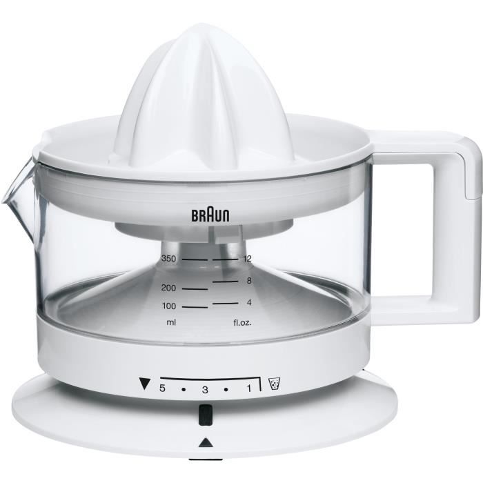 Centrifugeuse électrique Braun CJ 3000 Blanc 20W 350 ml