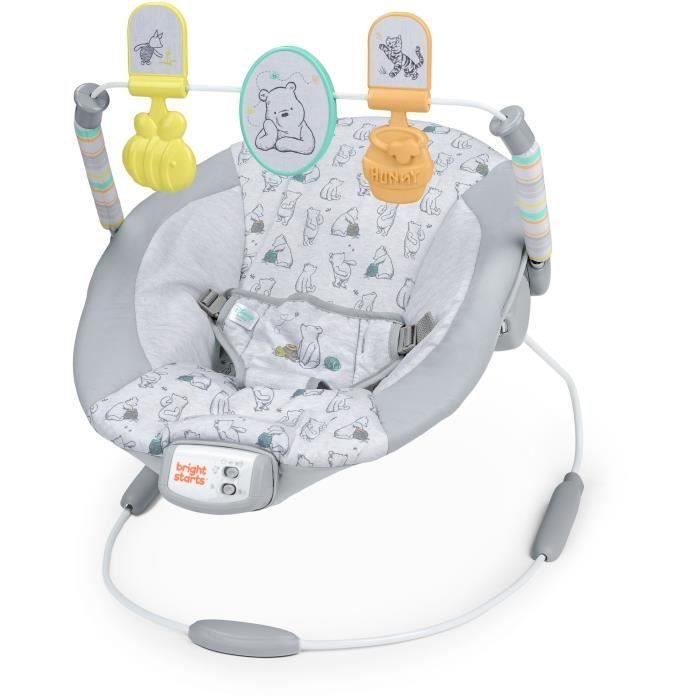 DISNEY BABY - WINNIE-Transat bébé évolutif Arche avec jouets d'éveil amovible - Evolutif de 0 a 6 mois. Cadeau Noel