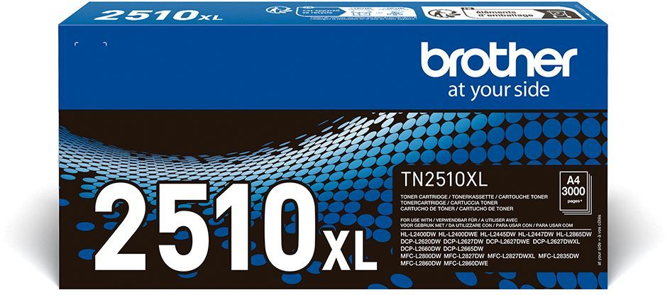 Toner noir haute capacité Brother TN2510XL - 3000 pages