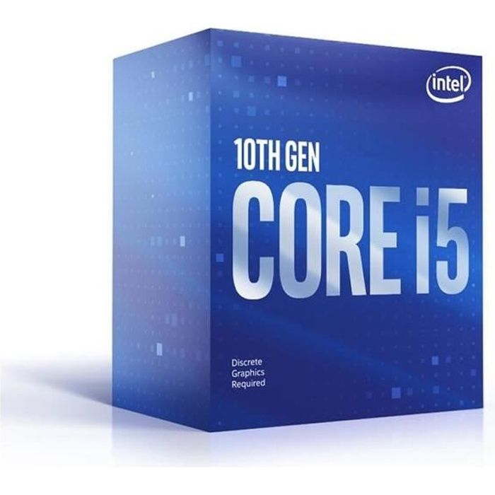 Processeur Intel Core i5-10400F (4,3 Ghz) LGA 1200 - Sans iGPU