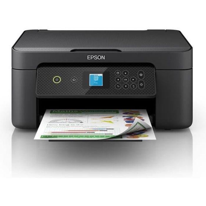Epson Expression Home XP-3200 - Imprimante multifonctions - couleur - jet d'encre - A4/Legal (support) - jusqu'à 10 ppm (impression) - 100 feuilles - USB, Wi-Fi - noir