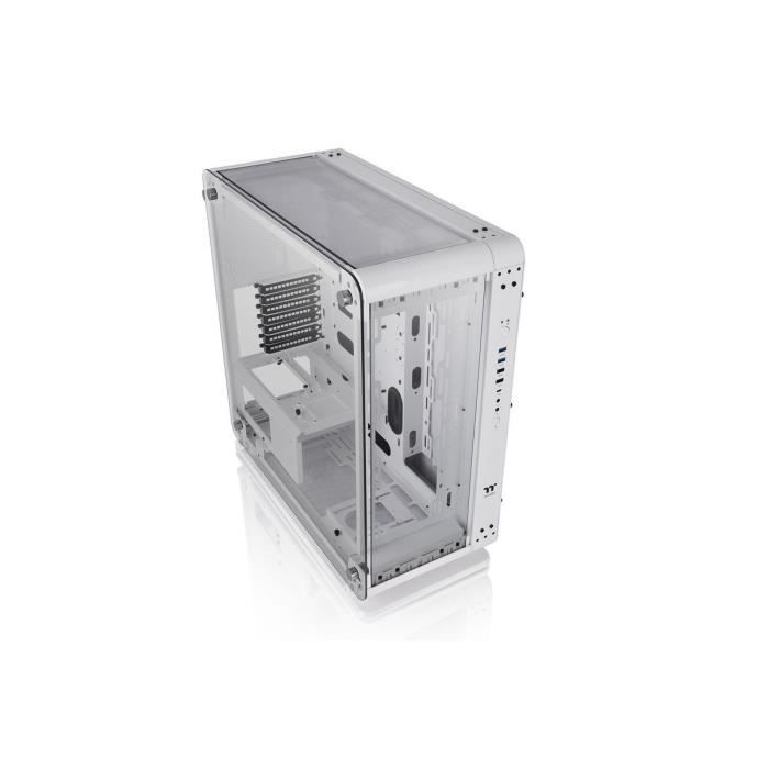 Boîtier ATX semi-tour THERMALTAKE Core P6 TG Snow Blanc