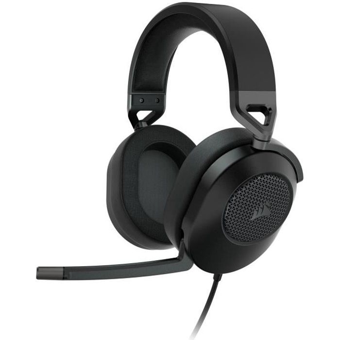 Casques avec Microphone Corsair HS65 SURROUND Noir