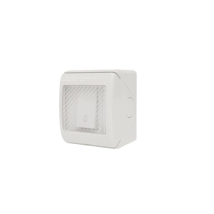 Bouton poussoir pour sonnette SCS SENTINEL CAC0003 (230 V)