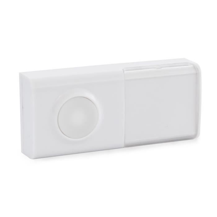 Bouton poussoir pour sonnette SCS SENTINEL Ecobell CAC0050 Sans fil