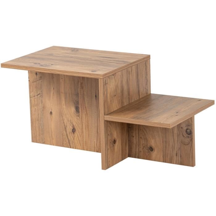 Table Basse Harmony Marron 80 x 40 x 40 cm