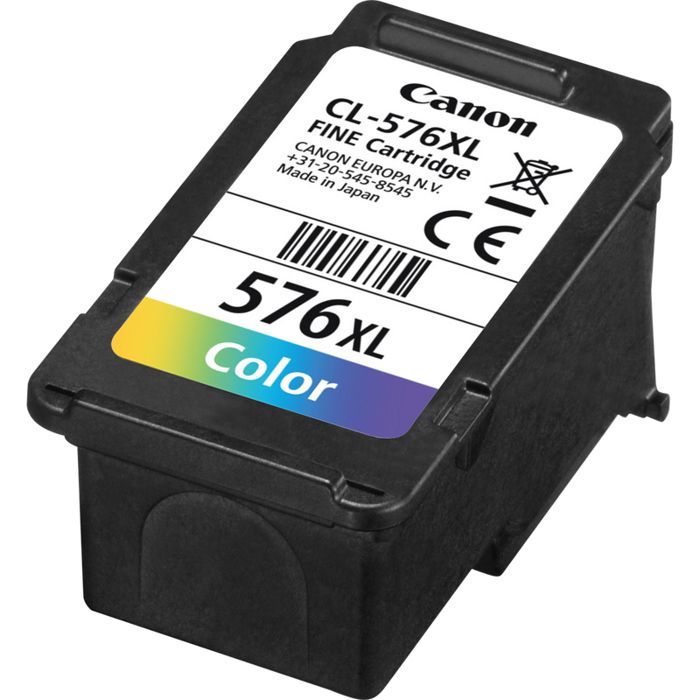 Canon CL-576XL - 12.6 ml - à rendement élevé - couleur (cyan, magenta, jaune) - original - cartouche d'encre - pour PIXMA TR4750i, TR4751i, TS3550i, TS3551i