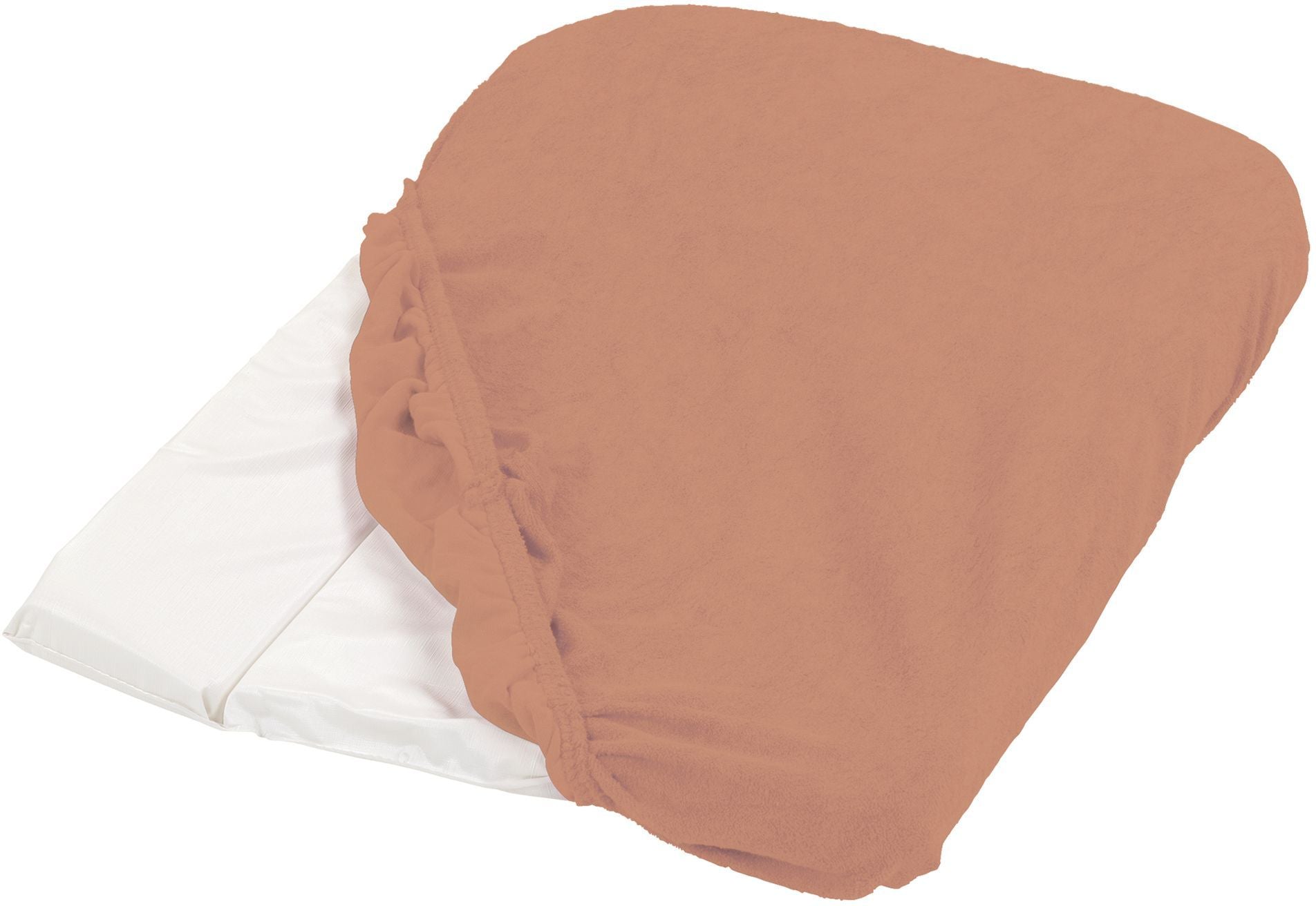 Housse de matelas a langer - CANDIDE - Eponge - 50 x 75 cm - Cassonade