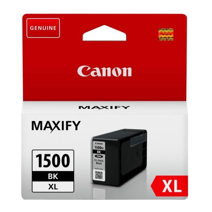 Cartouche d'encre originale Canon PGI-1500XL BK Noir