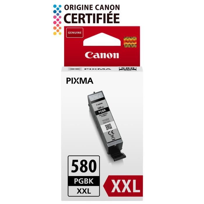 Cartouche d'encre Canon PGI-580PGBK XXL (Noir pigmenté)